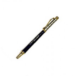 Ручка мрамор со стразами СПБ (синяя) Р02-01
