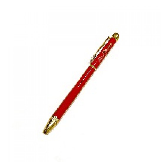 Ручка со стразами СПБ (красная)