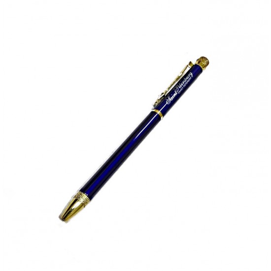 Ручка со стразами СПБ (синяя)