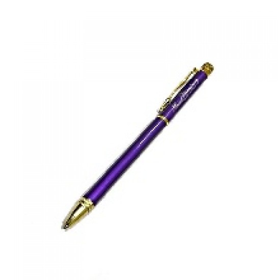 Ручка со стразами СПБ (фиолетовая)