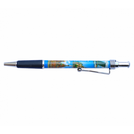 Ручка (рез) Коллаж СПБ (на синем) РР2-20004