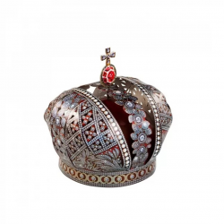 Модель из картона "Большая императорская корона Российской империи" Сборный головной убор из картон