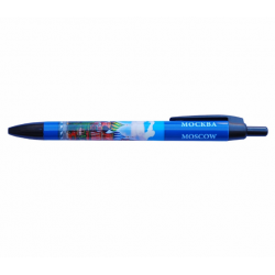 Ручка обертка Кремль синяя РР2-10010